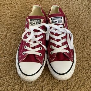 Maroon Converse